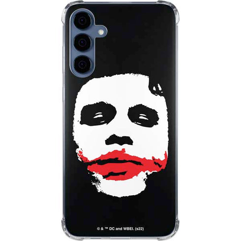 The Dark Knight Smeared Joker Galaxy A35 5G Clear Case