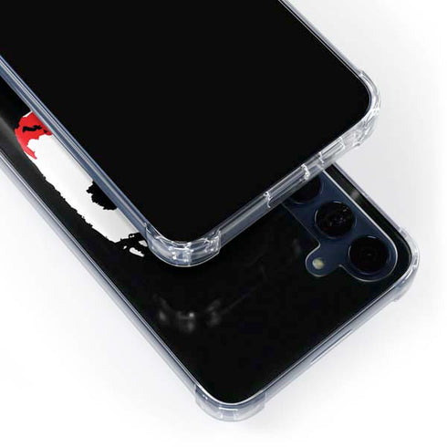 The Dark Knight Smeared Joker Galaxy A35 5G Clear Case