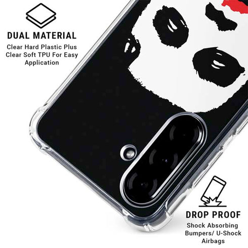 The Dark Knight Smeared Joker Galaxy A36 5G Clear Case