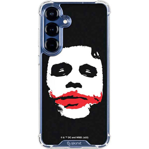The Dark Knight Smeared Joker Galaxy S25 Clear Case
