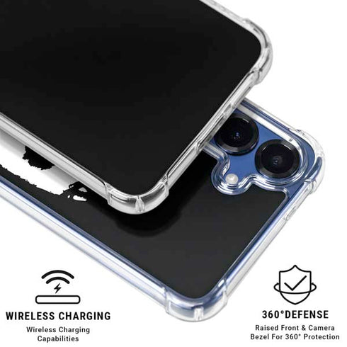 The Dark Knight Smeared Joker Galaxy S25 Clear Case
