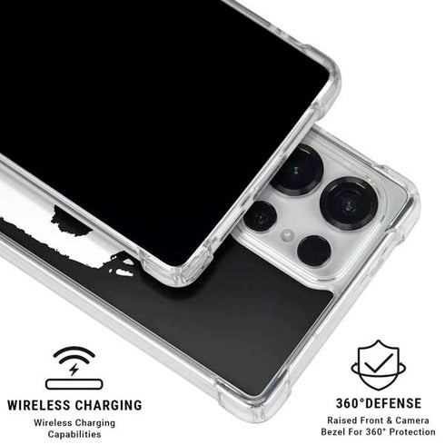 The Dark Knight Smeared Joker Galaxy S25 Ultra Clear Case