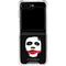 The Dark Knight Smeared Joker Galaxy Z Flip6 Clear Case
