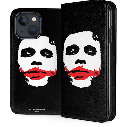 The Dark Knight Smeared Joker iPhone 15 Folio Case