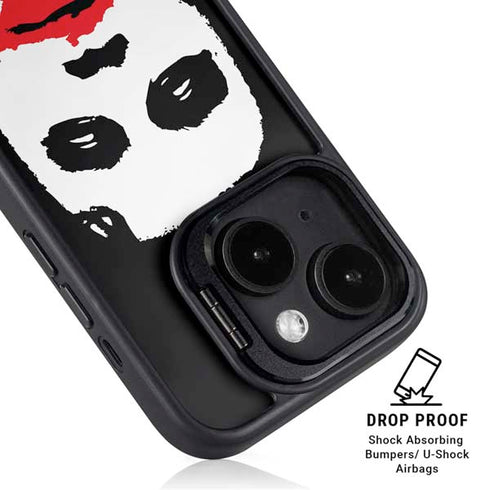 The Dark Knight Smeared Joker iPhone 15 Kickstand Case