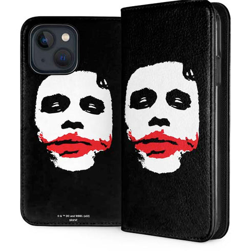 The Dark Knight Smeared Joker iPhone 15 Plus Folio Case