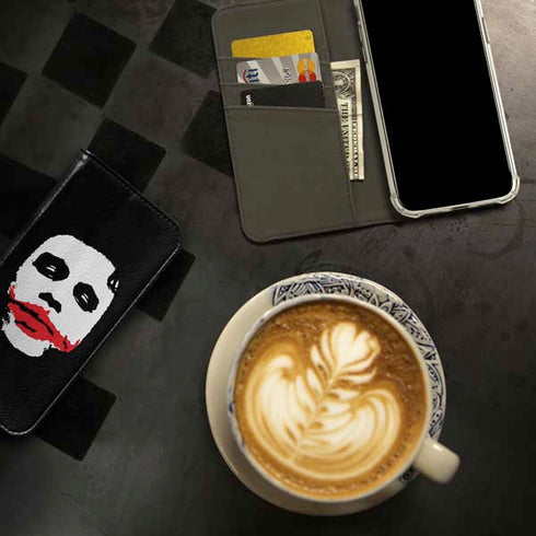 The Dark Knight Smeared Joker iPhone 15 Plus Folio Case