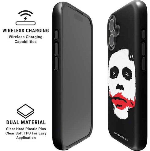 The Dark Knight Smeared Joker iPhone 16 Plus Magsafe Impact Case