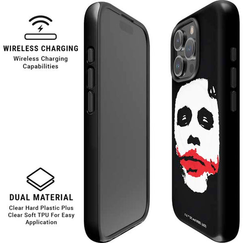 The Dark Knight Smeared Joker iPhone 16 Pro Magsafe Impact Case