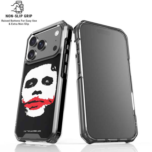 The Dark Knight Smeared Joker iPhone 18 Pro Clear Case