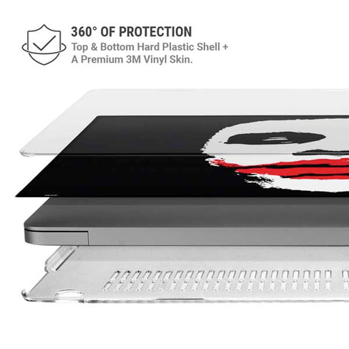 The Dark Knight Smeared Joker MacBook Pro 14in (2021-24) Case plus Skin