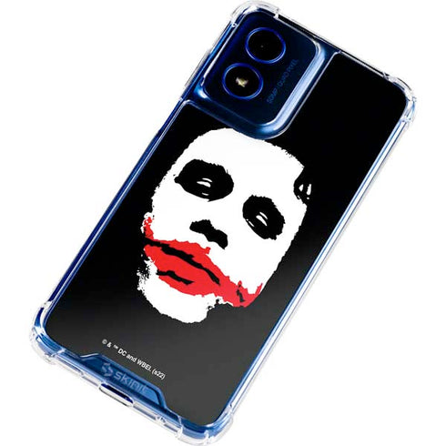 The Dark Knight Smeared Joker Moto G 5G (2024) Clear Case