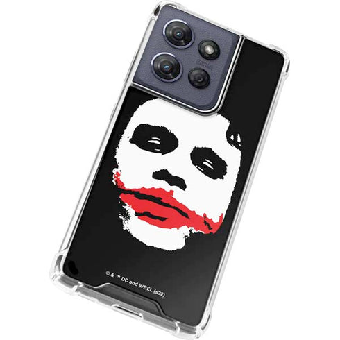 The Dark Knight Smeared Joker Moto G Play 5G (2025) Clear Case
