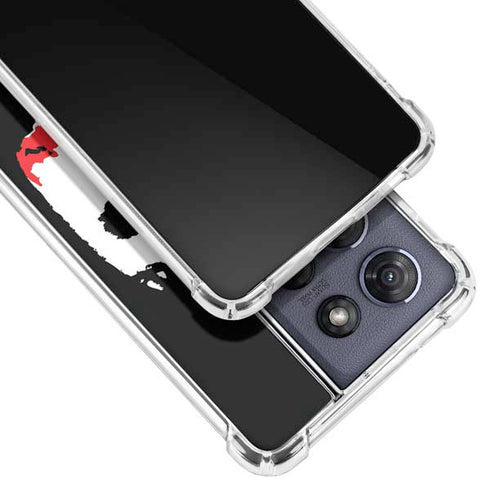 The Dark Knight Smeared Joker Moto G Play 5G (2025) Clear Case