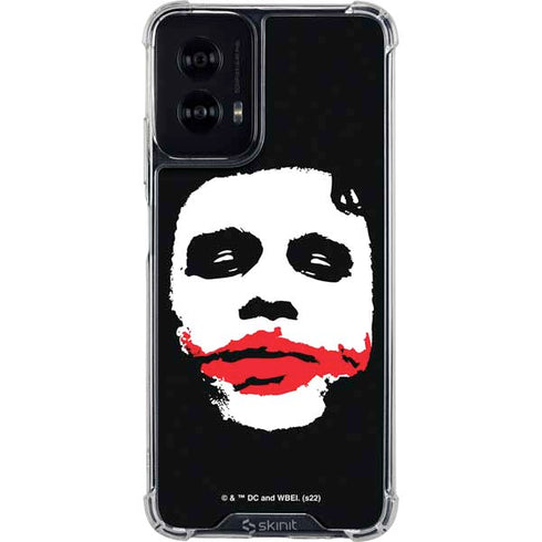 The Dark Knight Smeared Joker Moto G Power 5G (2024) Clear Case