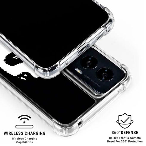 The Dark Knight Smeared Joker Moto G Power 5G (2024) Clear Case