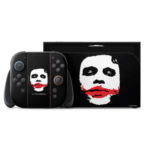The Dark Knight Smeared Joker Nintendo Skins