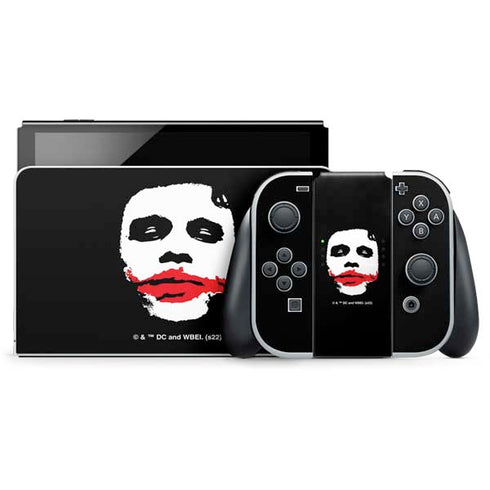 The Dark Knight Smeared Joker Nintendo Skins