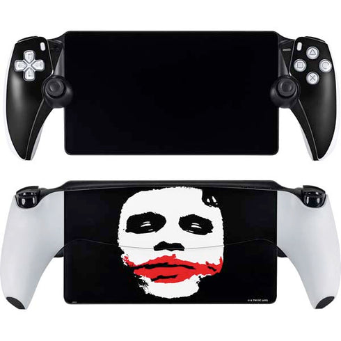 The Dark Knight Smeared Joker PlayStation Portal Remote Player Skin