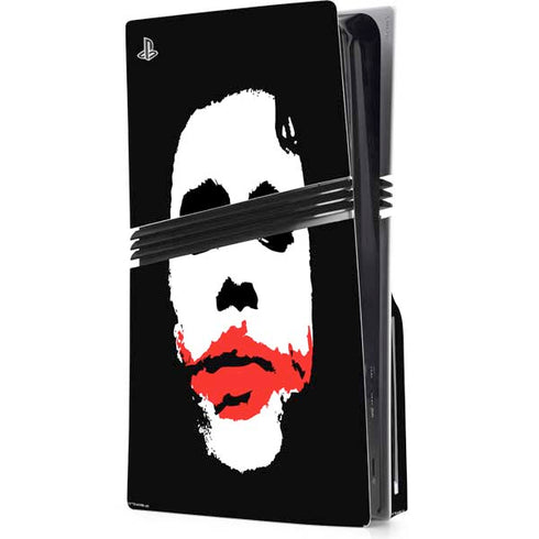The Dark Knight Smeared Joker PS5 Pro Disk Console Skin