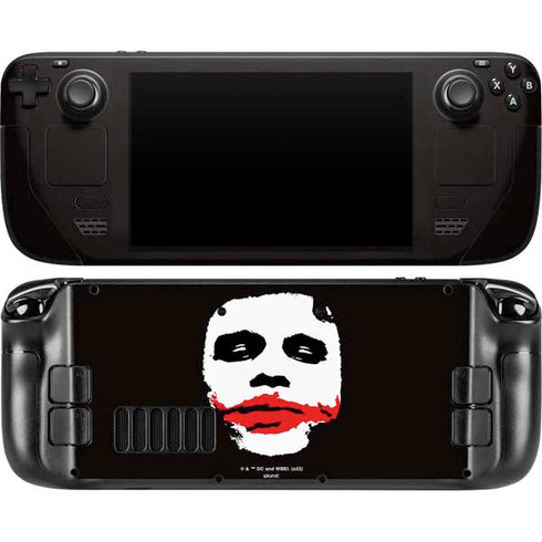 The Dark Knight Smeared Joker Steam Deck Handheld Gaming Computer OLED Skin