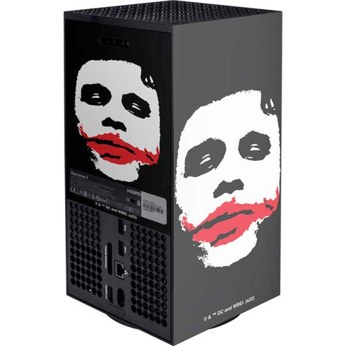 The Dark Knight Smeared Joker XBox Series X Digital Edition Console Skin