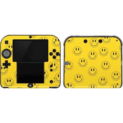 Happy Face Pattern Nintendo Skins