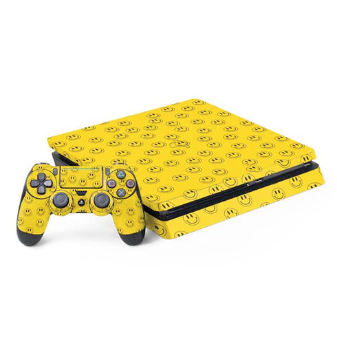 Happy Face Pattern PlayStation PS4 Skins