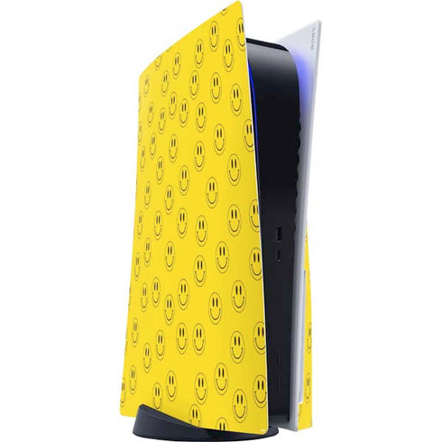 Happy Face Pattern PlayStation PS5 Skins
