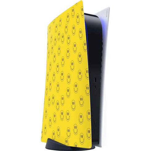 Happy Face Pattern PlayStation PS5 Skins