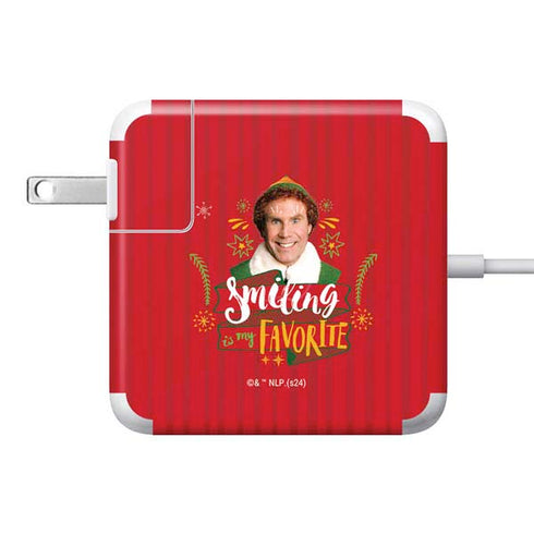 Elf Smiling is my Favorite 85W Power Adapter (15 and 17 inch MacBook Pro Charger) Skin
