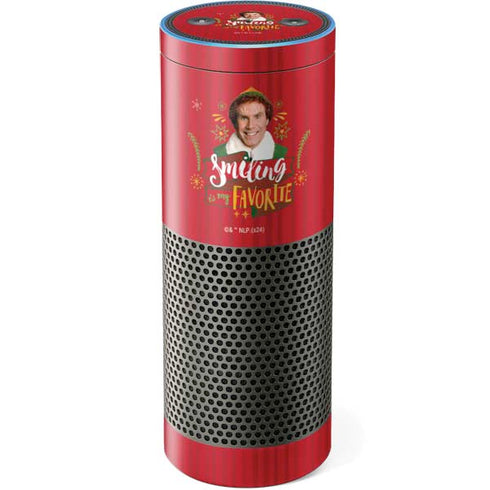Elf Smiling is my Favorite Amazon Echo Skin