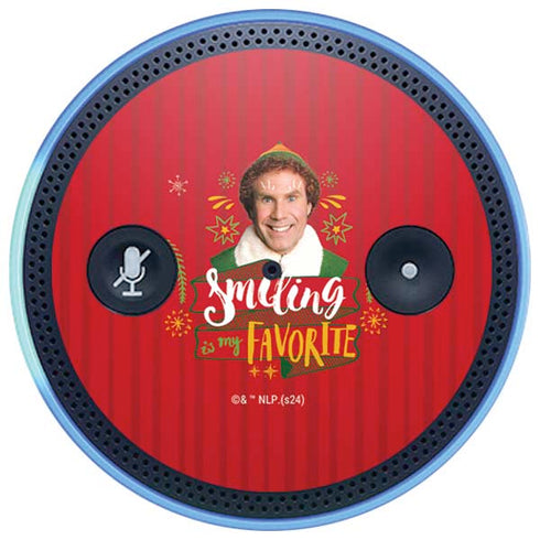 Elf Smiling is my Favorite Amazon Echo Skin