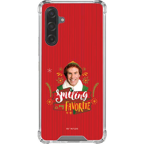 Elf Smiling is my Favorite Galaxy A17 Clear Case