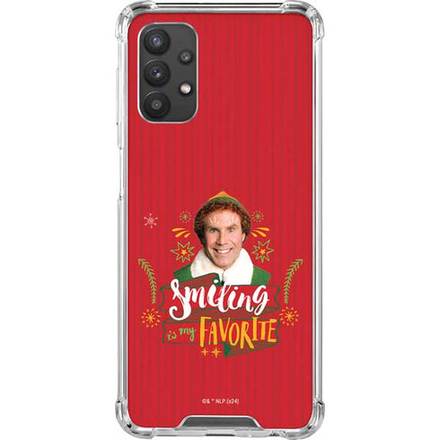 Elf Smiling is my Favorite Galaxy A32 5G Clear Case