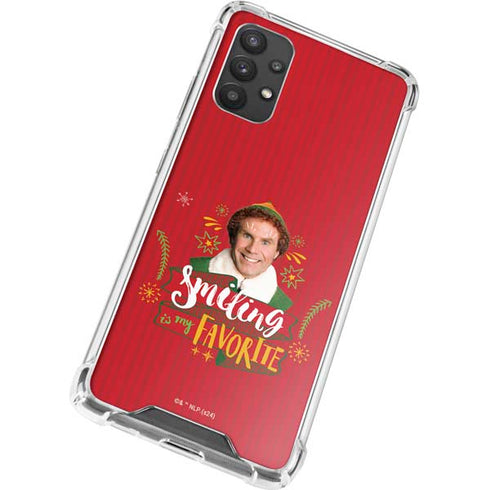 Elf Smiling is my Favorite Galaxy A32 5G Clear Case