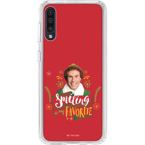 Elf Smiling is my Favorite Galaxy A50 Clear Case