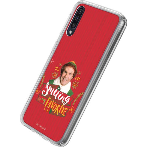 Elf Smiling is my Favorite Galaxy A50 Clear Case