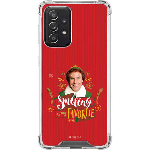 Elf Smiling is my Favorite Galaxy A52 5G Clear Case