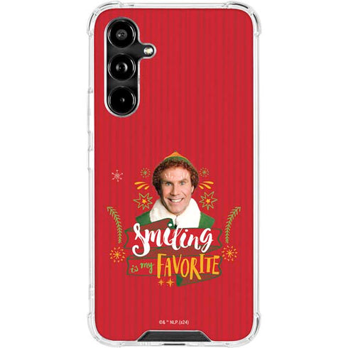 Elf Smiling is my Favorite Galaxy A54 5G Clear Case