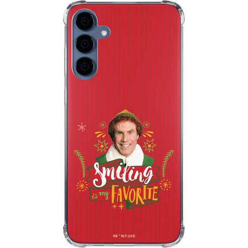 Elf Smiling is my Favorite Galaxy A55 5G Clear Case
