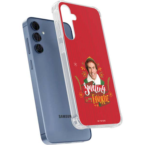 Elf Smiling is my Favorite Galaxy A55 5G Clear Case