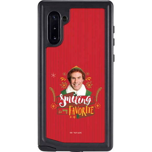 Elf Smiling is my Favorite Galaxy Note 10 Waterproof Case