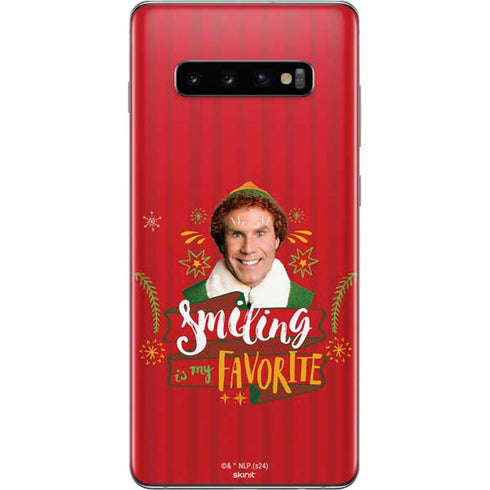 Elf Smiling is my Favorite Galaxy S10 Plus Skin