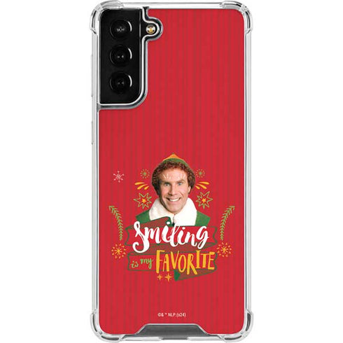 Elf Smiling is my Favorite Galaxy S21 FE Clear Case