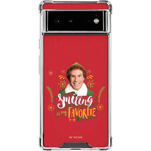 Elf Smiling is my Favorite Google Pixel 6 Clear Case