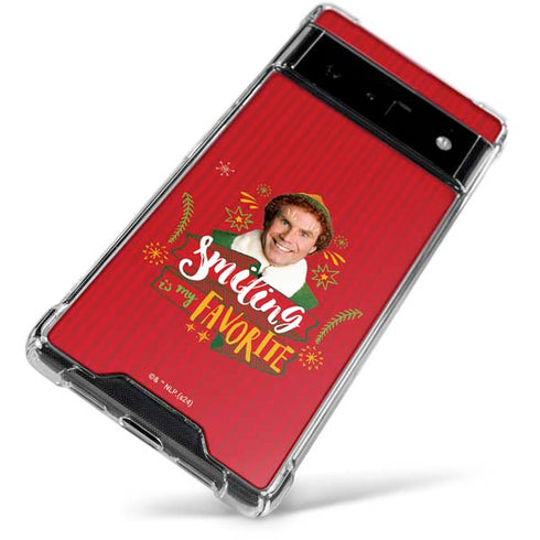 Elf Smiling is my Favorite Google Pixel 6 Clear Case