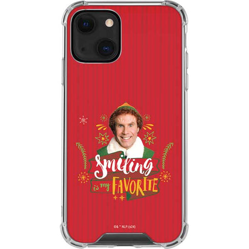Elf Smiling is my Favorite iPhone 13 Mini Clear Case