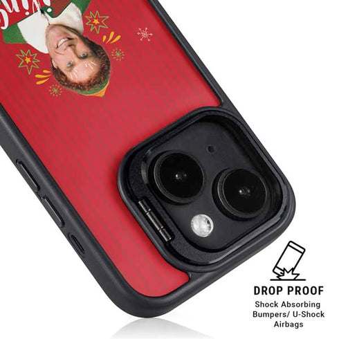 Elf Smiling is my Favorite iPhone 14 Plus Kickstand Case