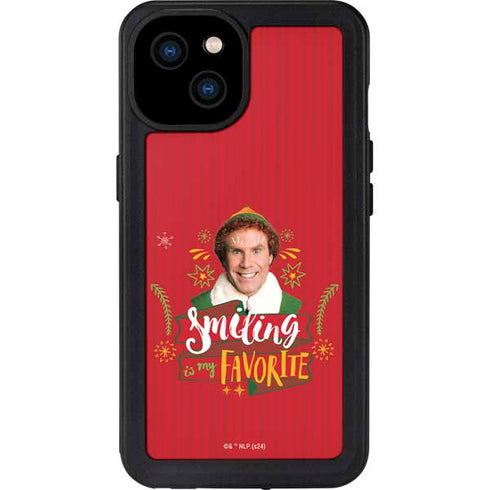 Elf Smiling is my Favorite iPhone 15 Plus Waterproof Case